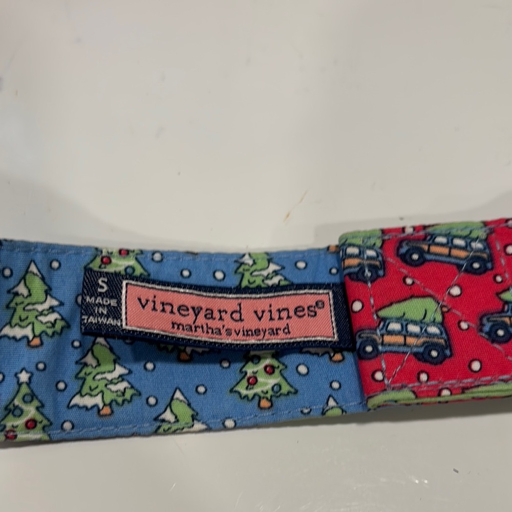 Vineyard Vines Holiday Patchwork D-Ring Belt With… - image 2